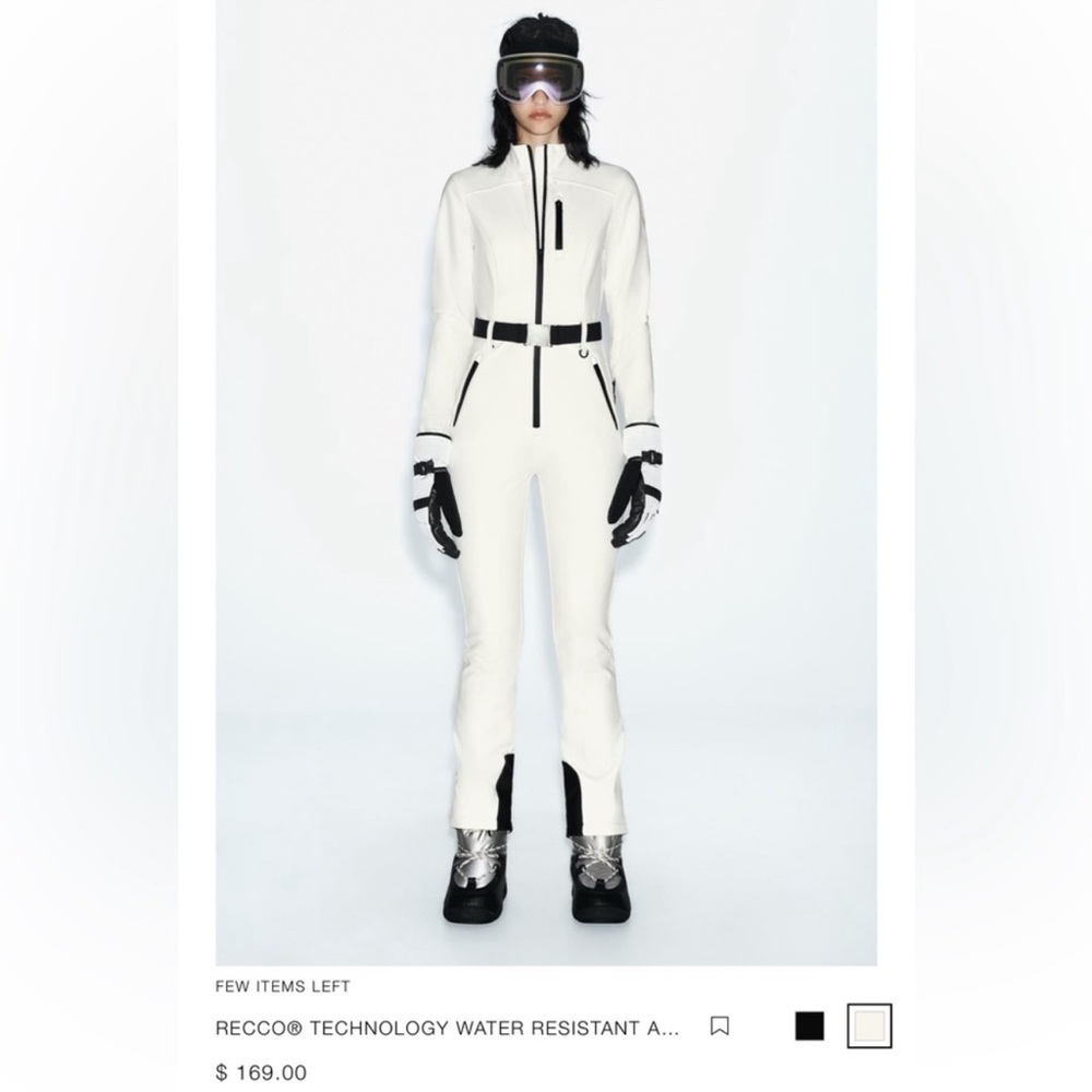 Zara White Snowsuit